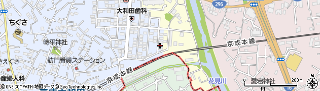 千葉県八千代市大和田950-21周辺の地図