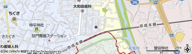 千葉県八千代市大和田950-23周辺の地図