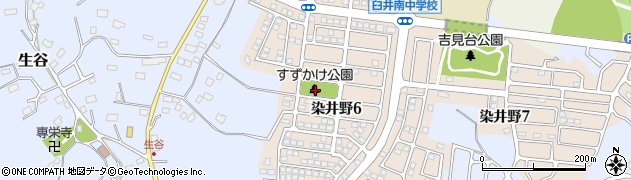千葉県佐倉市染井野6丁目周辺の地図