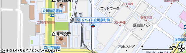 泉町住宅モノレール本社周辺の地図