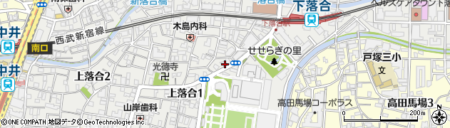 東京都新宿区上落合1丁目11-2周辺の地図