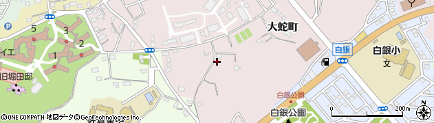 千葉県佐倉市大蛇町164周辺の地図