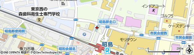 昭島ステーションホテル東京周辺の地図