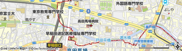 オムソーリ高田馬場周辺の地図