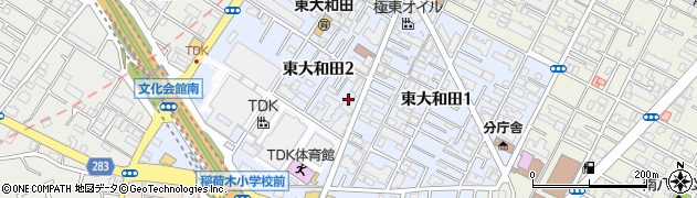 千葉県市川市東大和田周辺の地図