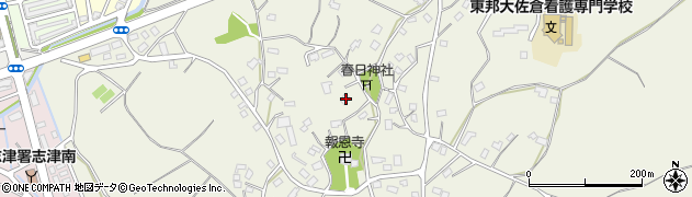 千葉県佐倉市下志津822周辺の地図