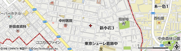 東京都葛飾区新小岩3丁目6-13周辺の地図
