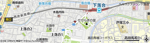 東京都新宿区上落合1丁目12-4周辺の地図