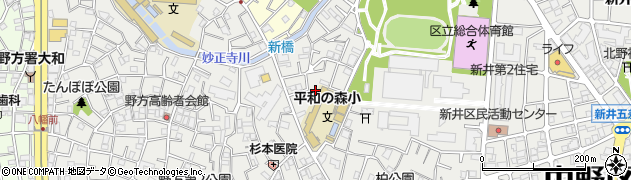 東京都中野区新井3丁目31-8周辺の地図