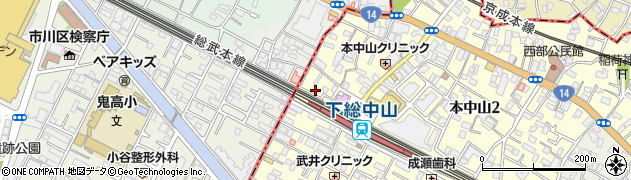 ティーエヌ 下総中山駅前店周辺の地図