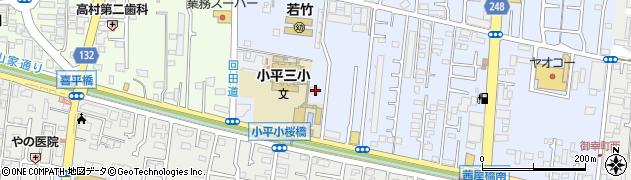 東京都小平市回田町173-1周辺の地図