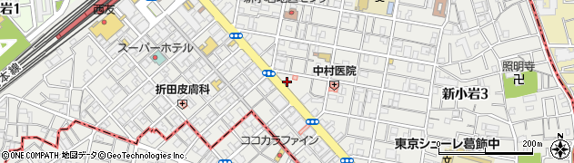 ニッポンレンタカー　新小岩営業所周辺の地図