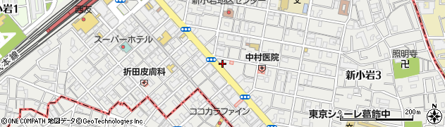 ニッポンレンタカー新小岩営業所周辺の地図
