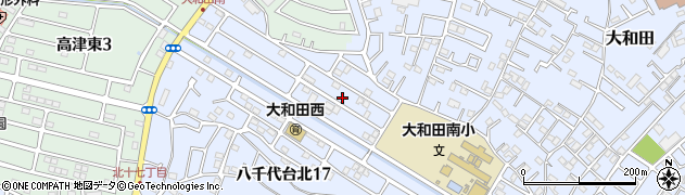 千葉県八千代市大和田645周辺の地図