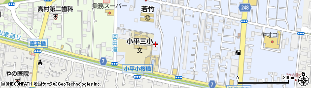 東京都小平市回田町173周辺の地図