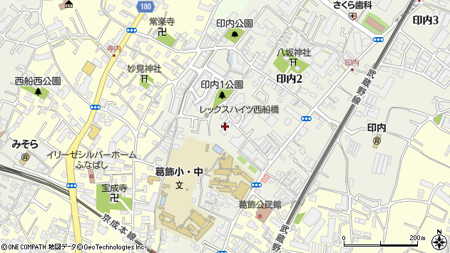 〒273-0039 千葉県船橋市印内の地図