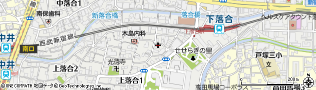 東京都新宿区上落合1丁目12-12周辺の地図