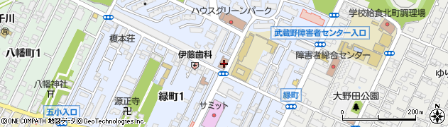 武蔵野市　高齢者総合センター周辺の地図