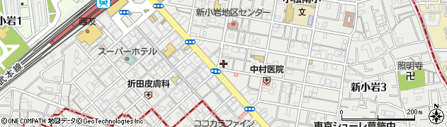 古本市場新小岩店周辺の地図