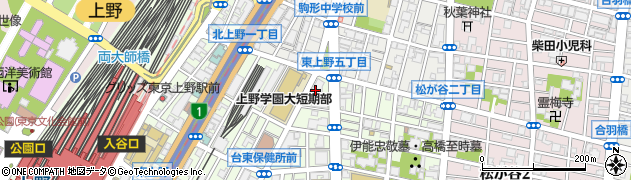 住友不動産株式会社　上野ビル６号館管理室周辺の地図