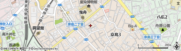 東京都墨田区京島周辺の地図