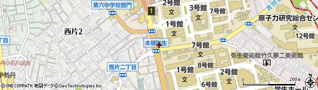 本富士警察署弥生町交番周辺の地図