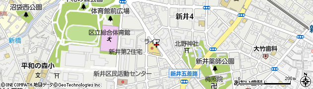 新井四周辺の地図