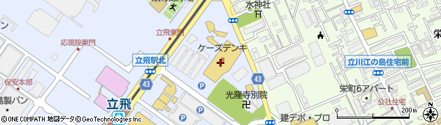 パソコンクリニック　立川店内店周辺の地図