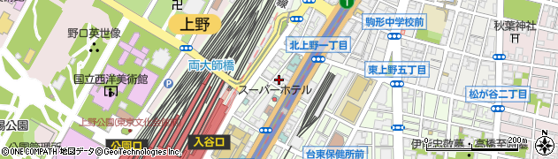 セコム株式会社　東京本部上野統轄支社周辺の地図