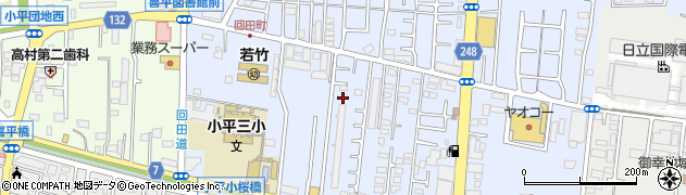 東京都小平市回田町213周辺の地図