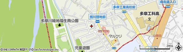 東京都福生市熊川102周辺の地図
