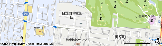 株式会社日立国際電気小金井工場周辺の地図