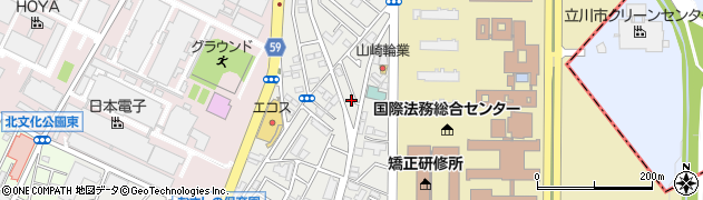東京都昭島市中神町1358-21周辺の地図