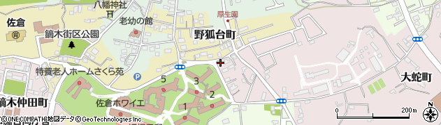 千葉県佐倉市大蛇町99周辺の地図