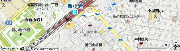 株式会社サンメリー　新小岩店周辺の地図