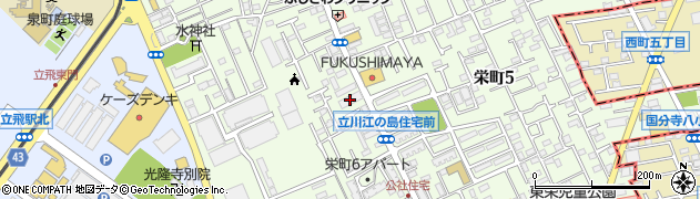 レヂオンス立川栄町周辺の地図