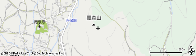 霞森山周辺の地図