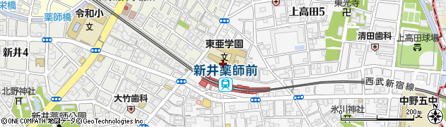 東亜学園高等学校周辺の地図