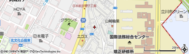 東京都昭島市中神町1364-163周辺の地図
