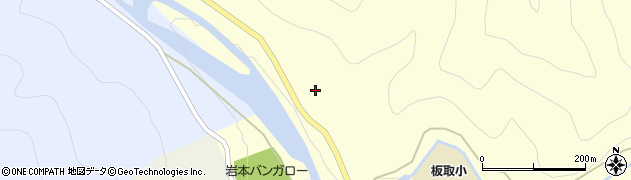 岐阜県関市板取2101周辺の地図