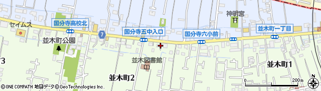 五日市街道周辺の地図