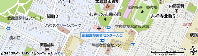 武蔵野陽和会病院周辺の地図