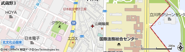 東京都昭島市中神町1358-18周辺の地図