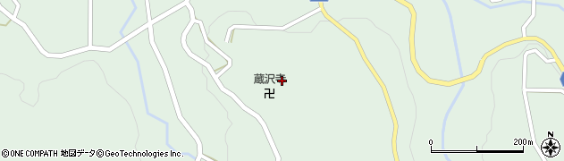 蔵沢寺周辺の地図
