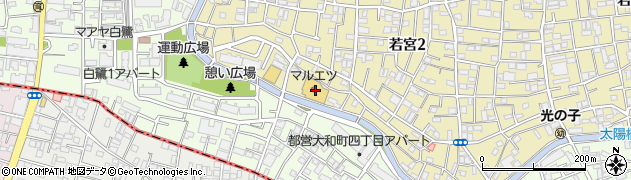 イチゴ（ＩＣＨ・ＧＯ）　マルエツ中野若宮店周辺の地図