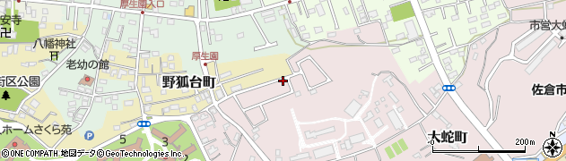 要行寺台公園周辺の地図