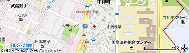 東京都昭島市中神町1364-96周辺の地図