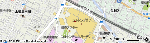 柿安口福堂いちかわコルトンプラザ店周辺の地図