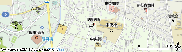 小学校入口・中央小入口周辺の地図
