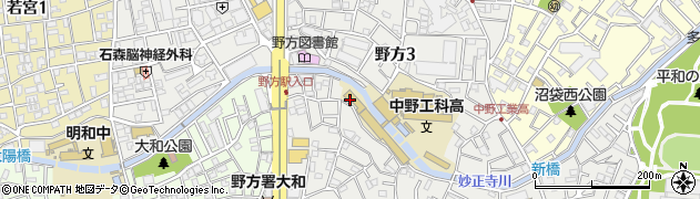 東京都中野区野方周辺の地図